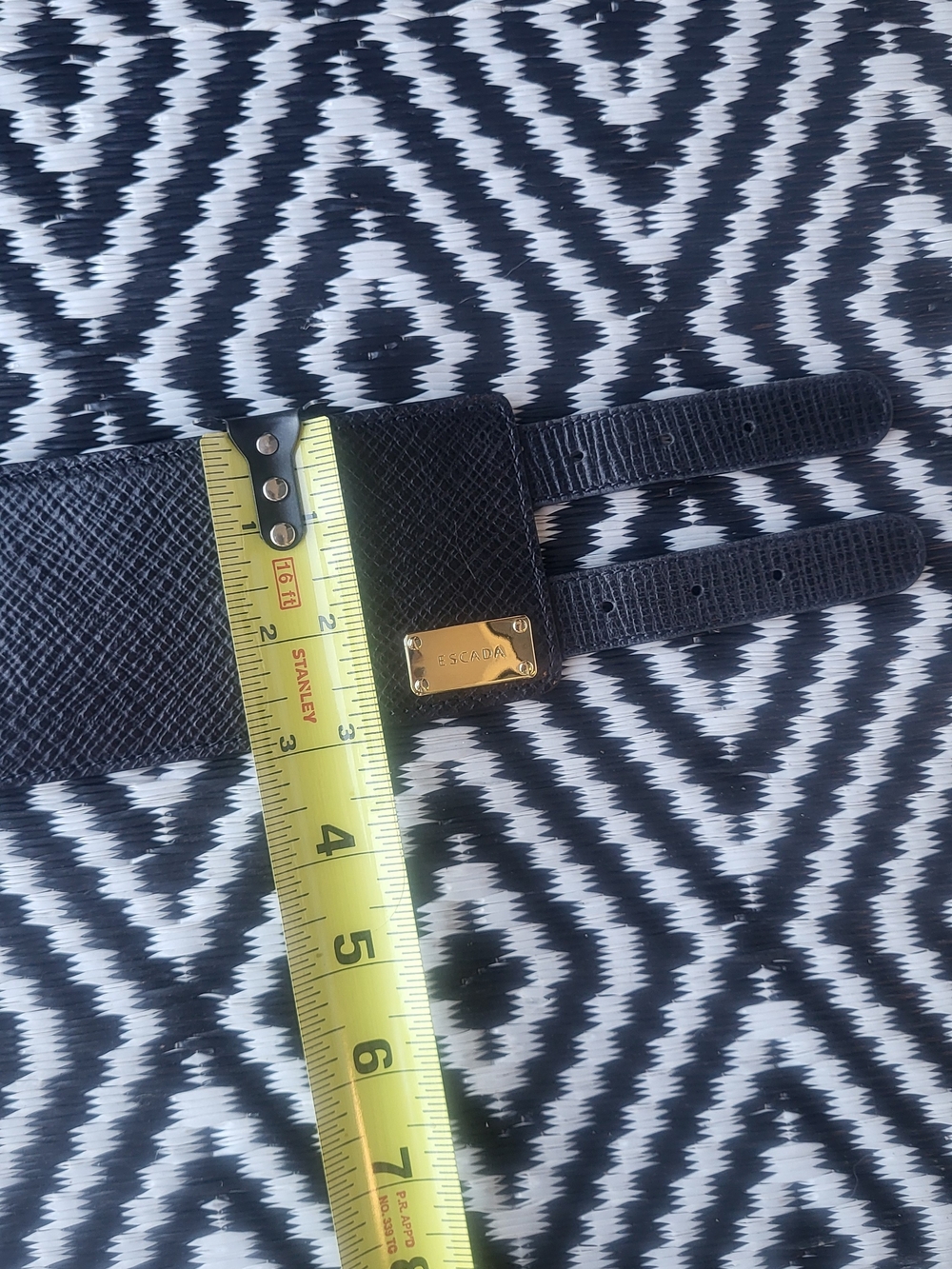 Escada Leather Belt Made In Italy - Picture 5 of 9